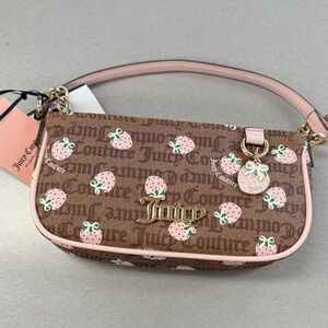 Juicy Couture Strawberry Print Shoulder Bag